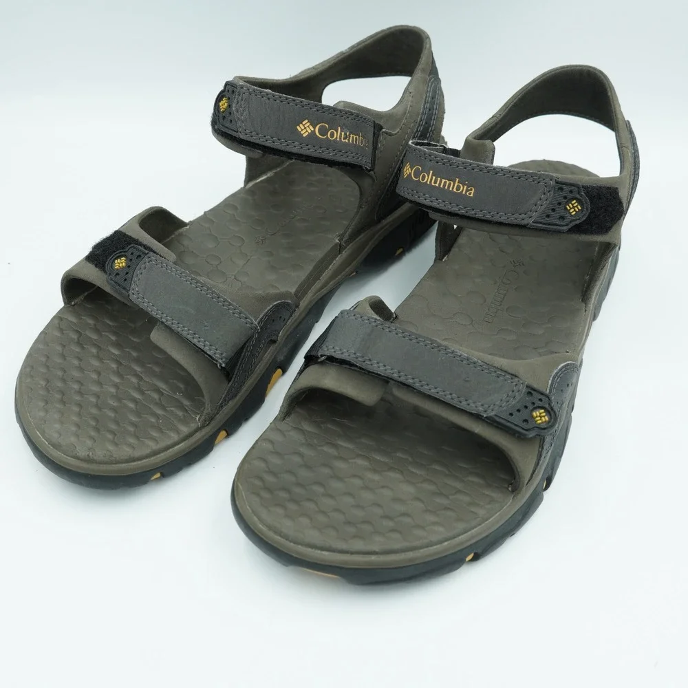 Columbia Mens 10 Outdoor Hiking Sandals Olive Green Strap Comfort‎ Water Shoes
